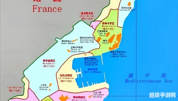 摩纳哥地图